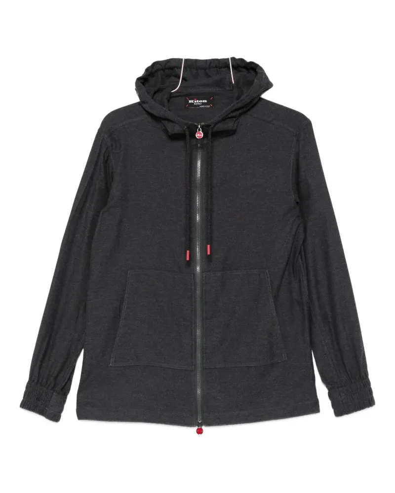 Kiton zip-up hoodie - Grau Grau