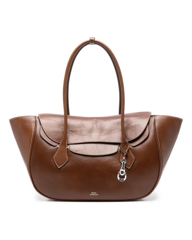 Ralph Lauren Große Schultertasche - Braun Braun
