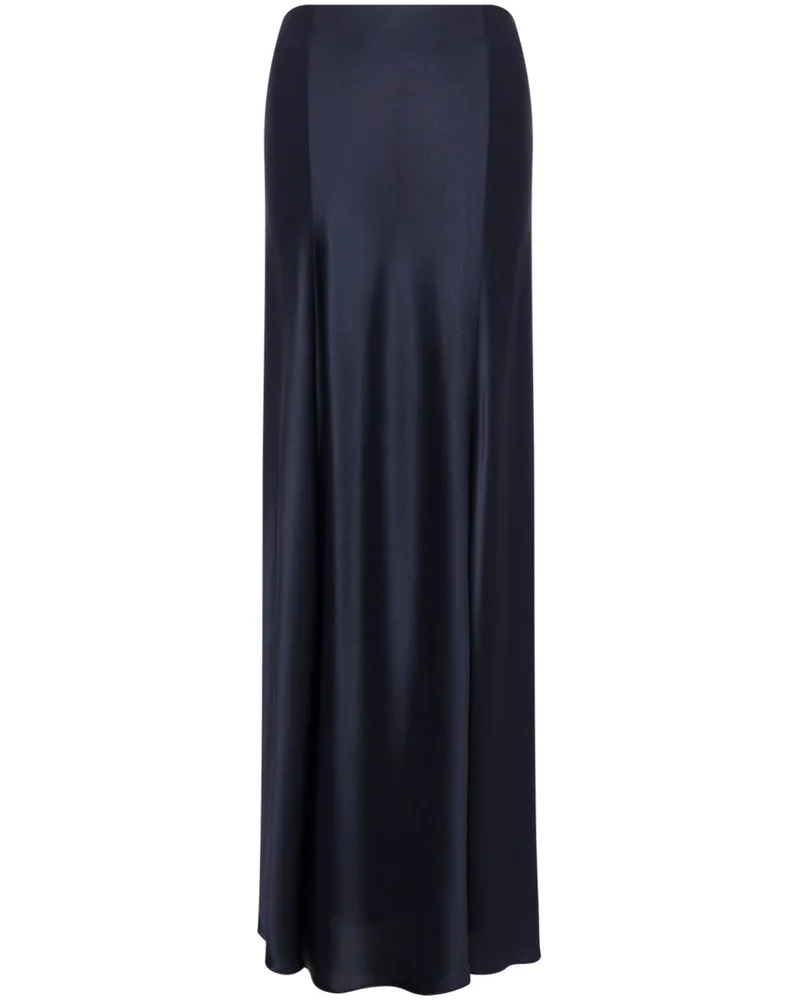 Alberta Ferretti Rock aus Satin - Blau Blau
