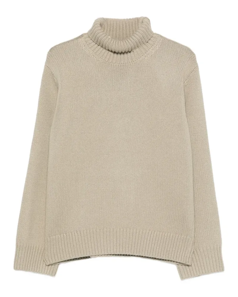 Totême Gerippter Rollkragenpullover - Nude Nude