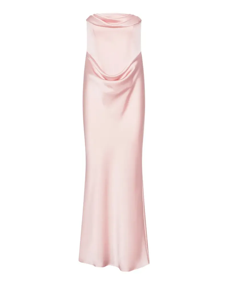 ROTATE Birger Christensen Schulterfreies Corsage-Maxikleid - Rosa Rosa