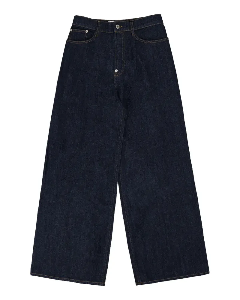 Kenzo Jeans mit Logo-Patch - Blau Blau