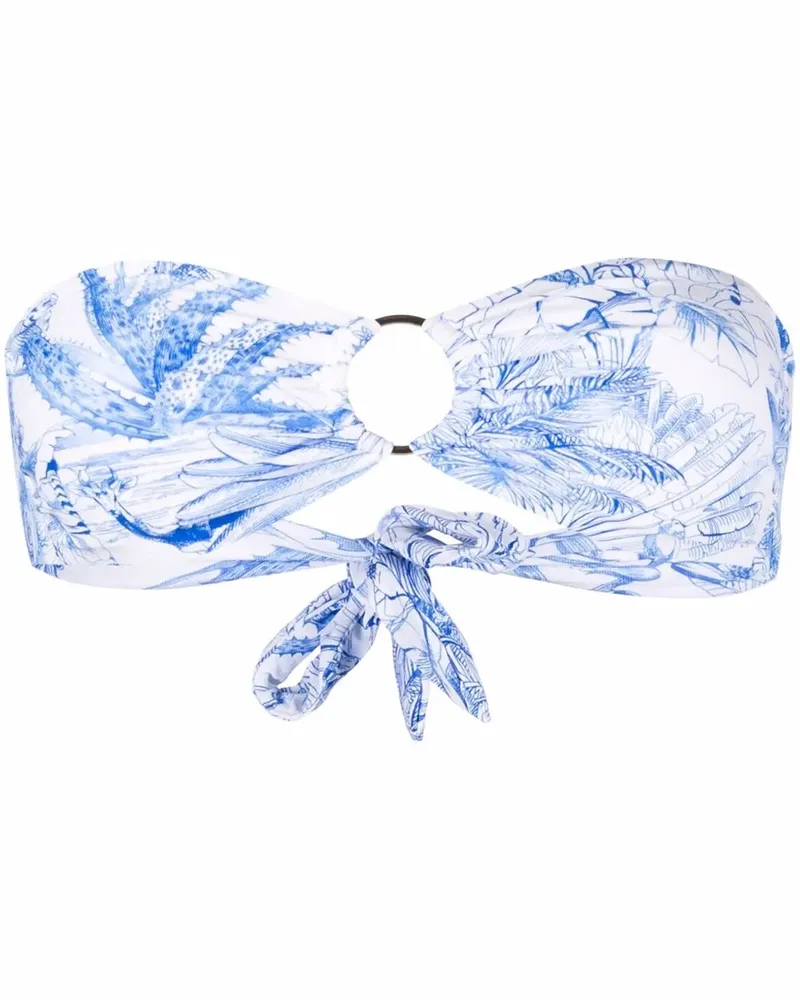 Melissa Odabash Ancona Bandeau-Bikinioberteil - Blau Blau