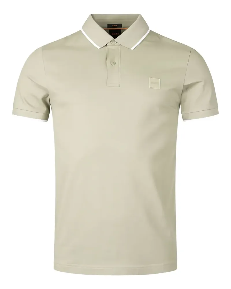 HUGO BOSS Poloshirt mit Logo-Patch - Grün Grün