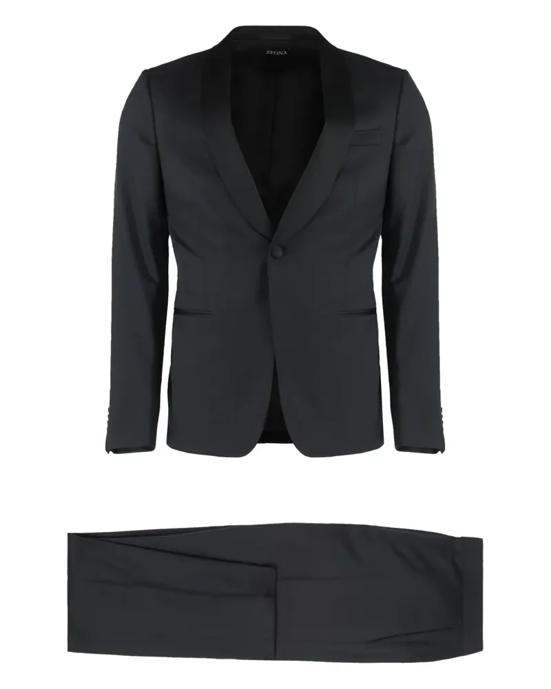 Ermenegildo Zegna Einreihiger Anzug - Schwarz Schwarz