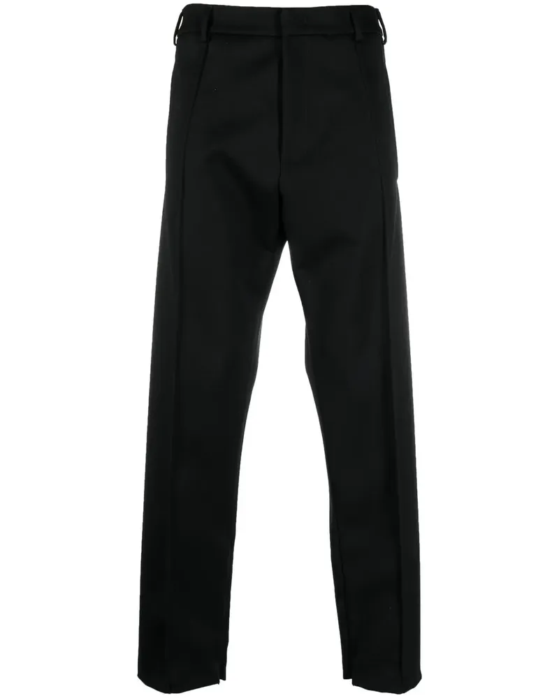 FourTwoFour on Fairfax Hose mit geradem Bein - Schwarz Schwarz