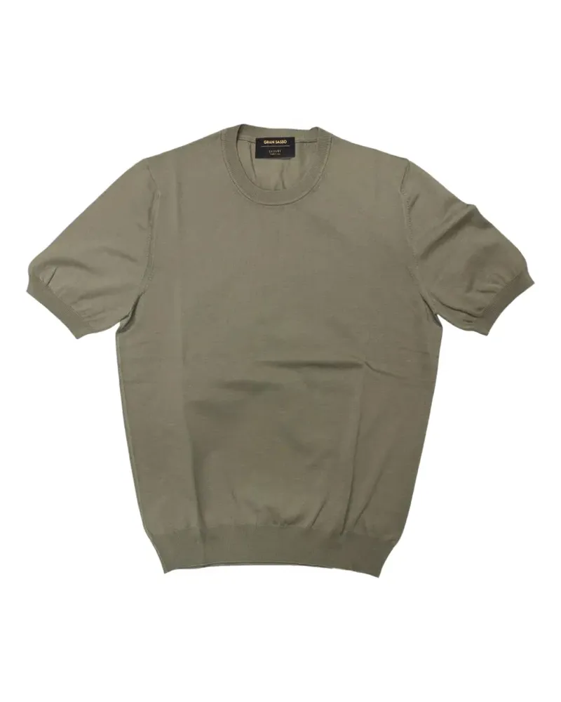 Gran Sasso T-Shirt mit rundem Ausschnitt - Grün Grün