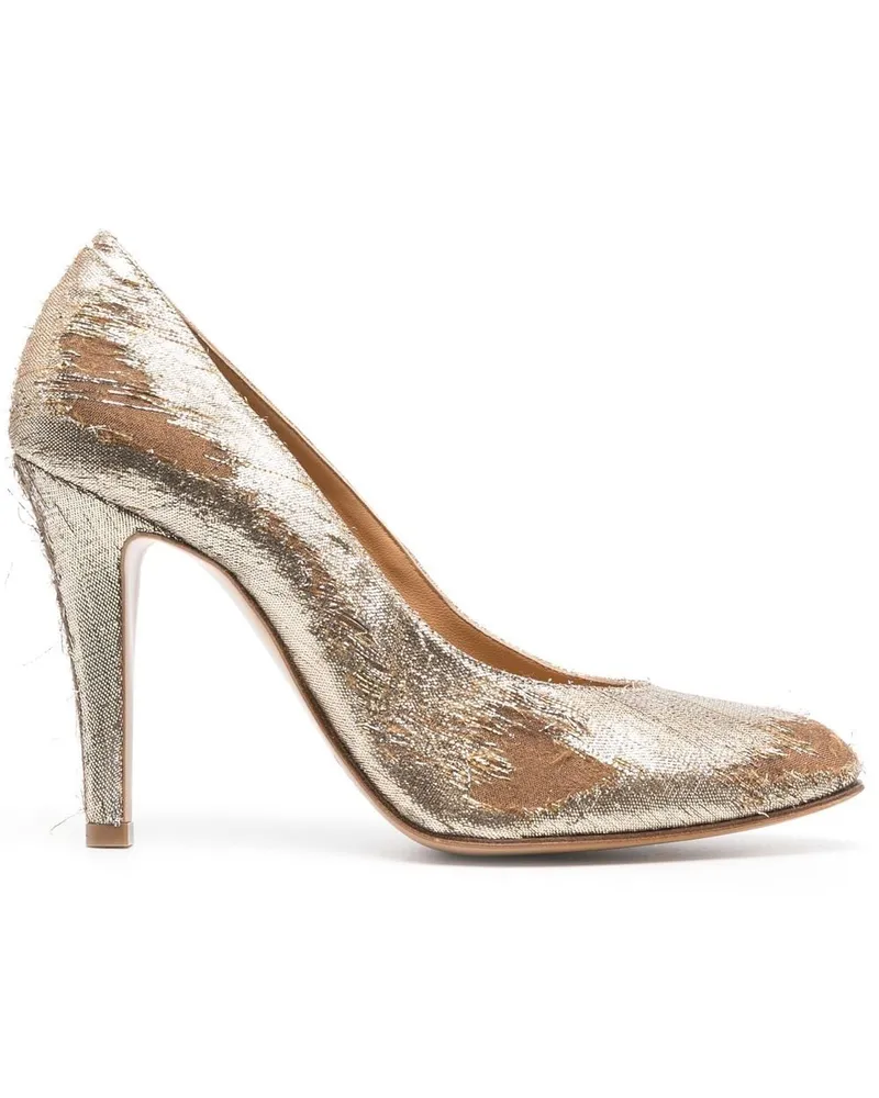 Maison Margiela Mary Janes 100mm - Gold Gold