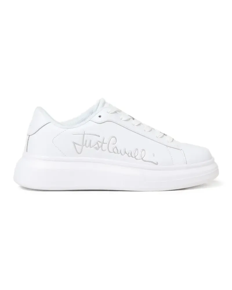 Just Cavalli Sneakers mit Logo - Weiß Weiß