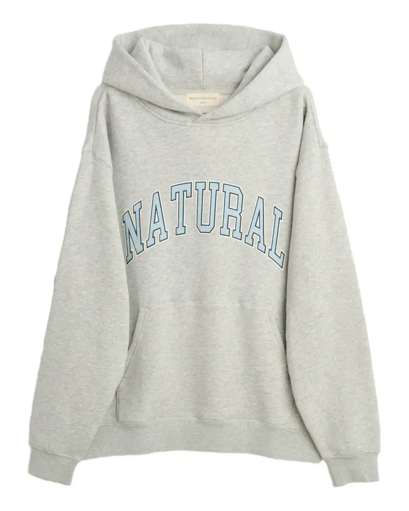 Museum of Peace & Quiet print hoodie - Grau Grau