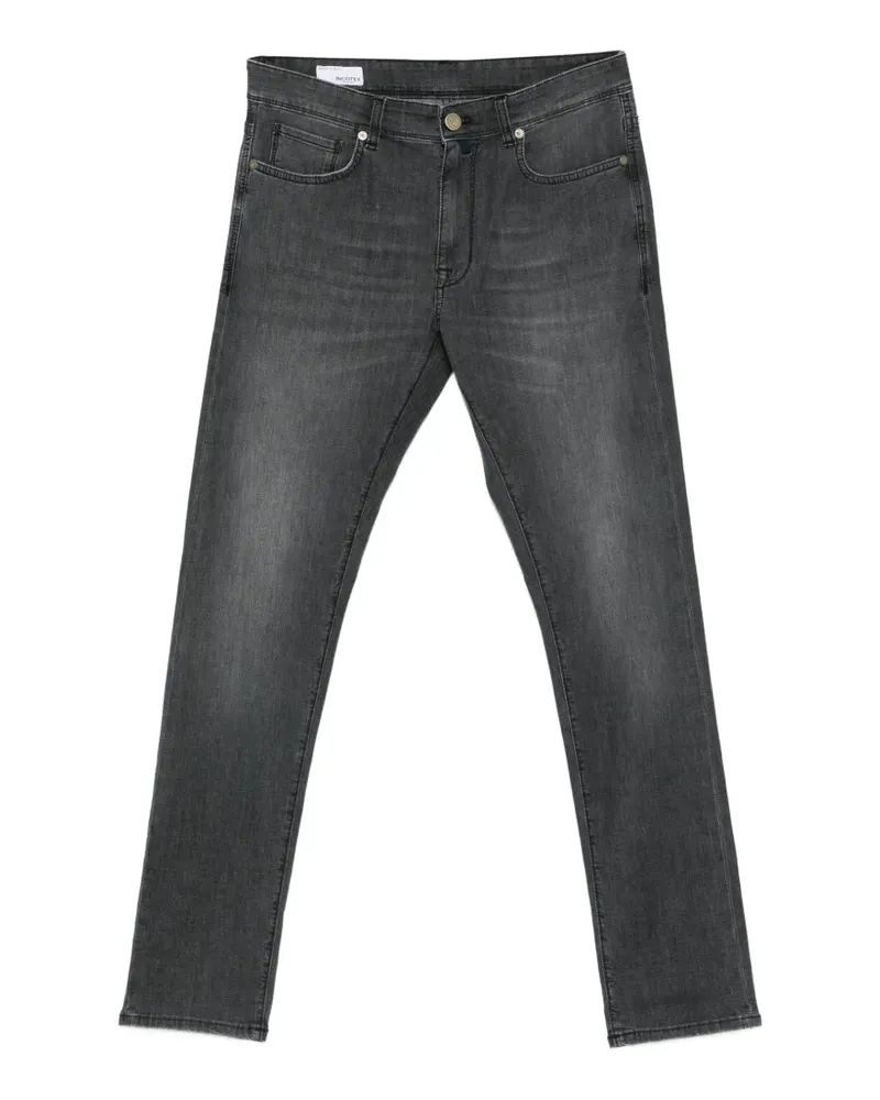 Incotex belt-loop faded-effect jeans - Grau Grau