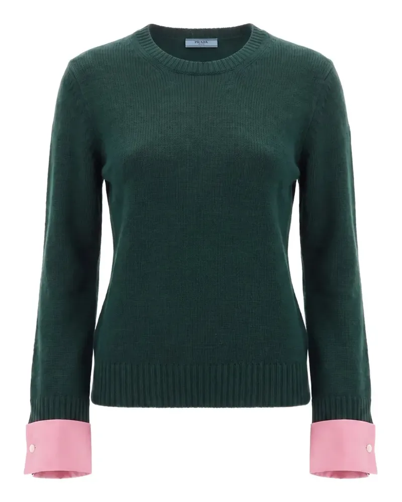 Prada Pullover aus Wolle und Kaschmir - Grün Grün