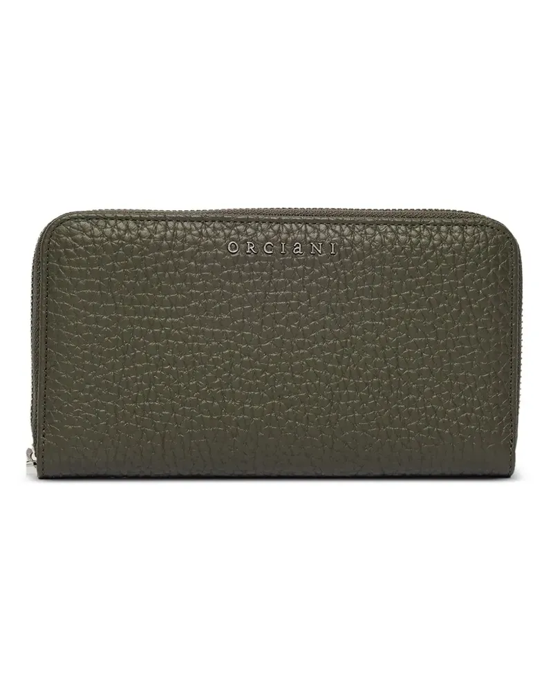 Orciani large zip-around wallet - Grün Grün