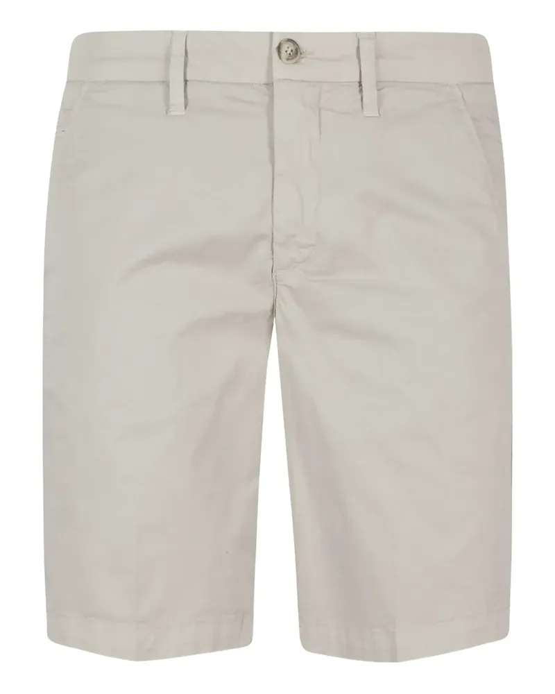 Re-HasH Klassische Chino-Shorts - Grau Grau