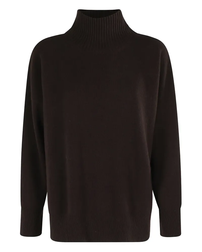Roberto Collina Pullover mit Stehkragen - Braun Braun