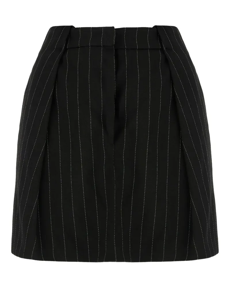 SPORTMAX Minirock mit Nadelstreifen - Schwarz Schwarz