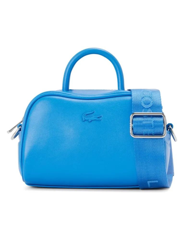 Lacoste Mini Lora Handtasche aus Leder Blau