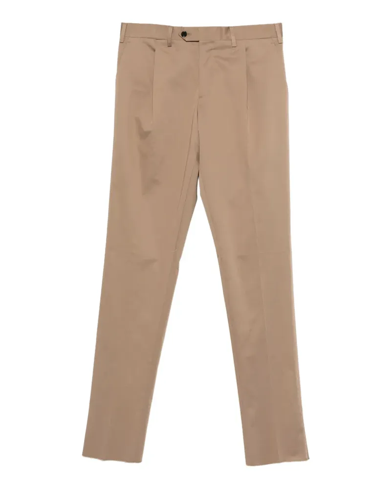LARDINI pleated trousers - Nude Nude
