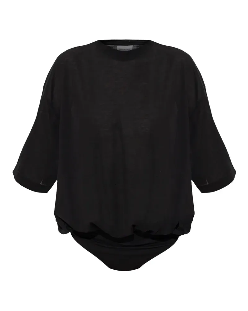 Balenciaga short-sleeve body - Schwarz Schwarz