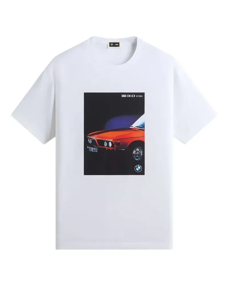 KITH x BMW CSi 3.0 T-Shirt mit Print - Weiß Weiß