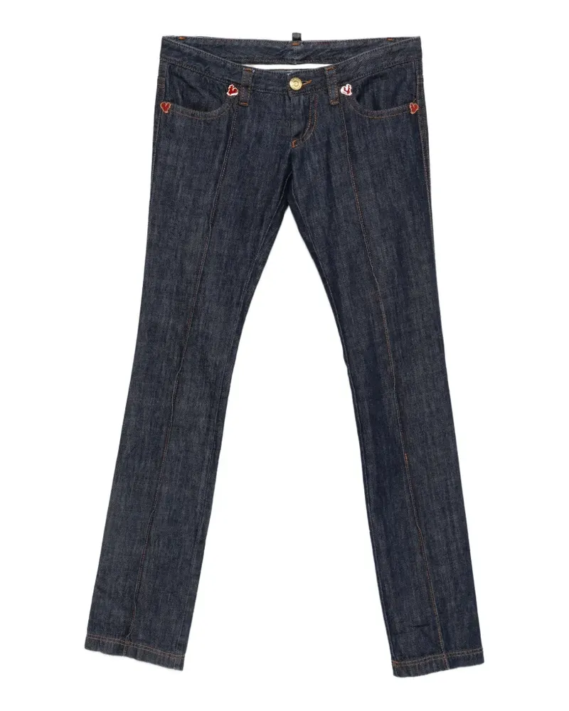 Dsquared2 2000s Jeans mit Biesen - Blau Blau