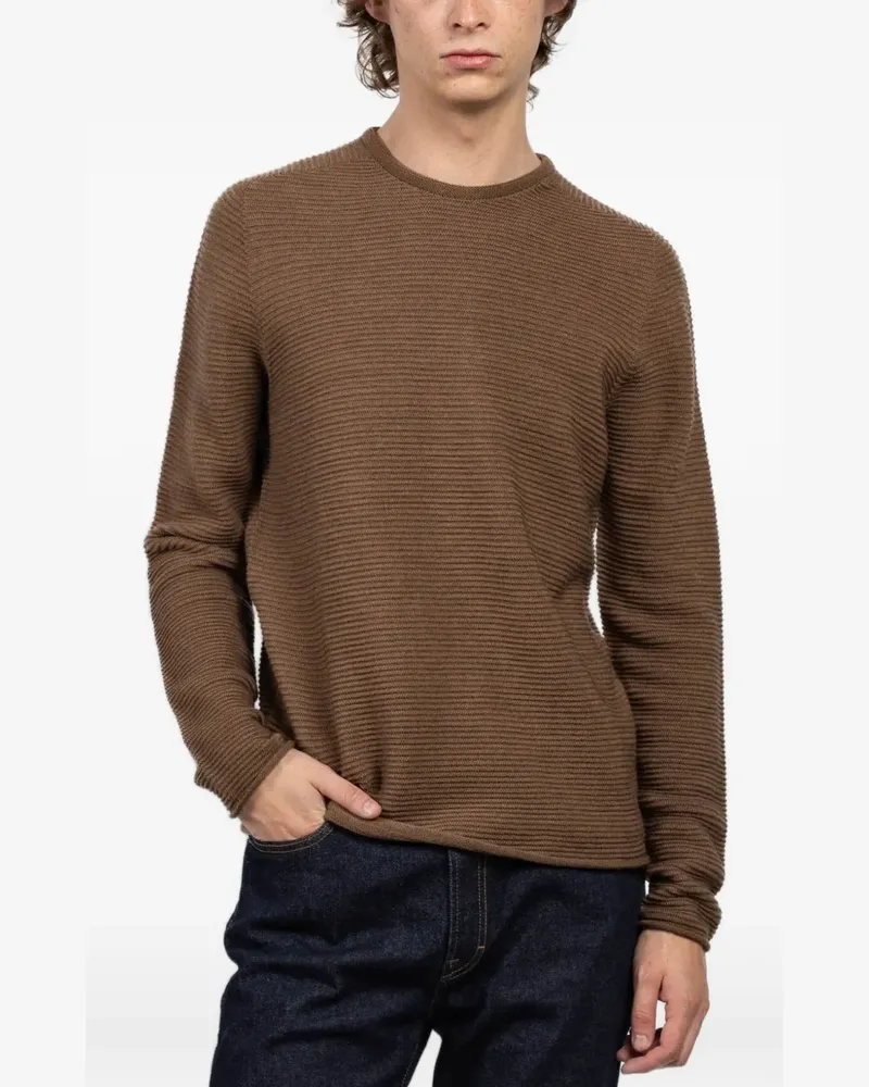 Hannes Roether crew-neck sweater - Braun Braun