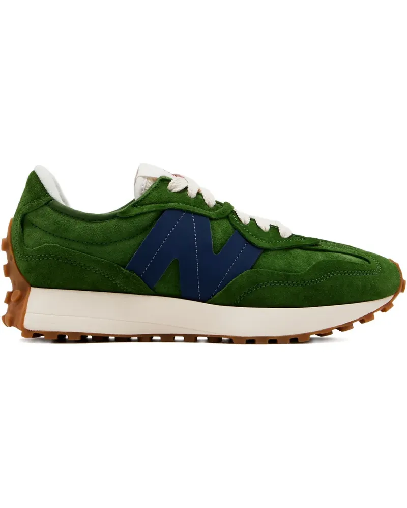 New Balance 327 suede lace-up sneakers - Grün Grün