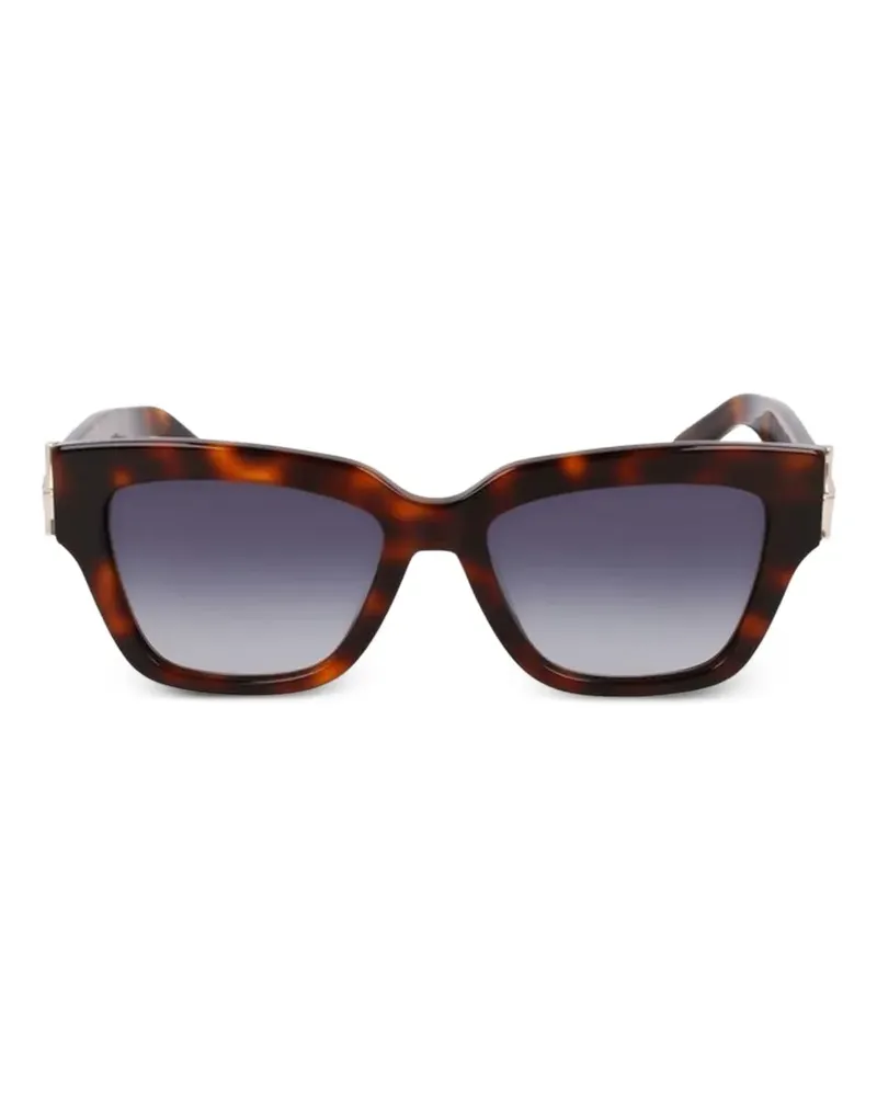 Longchamp tortoiseshell-effect cat-eye sunglasses - Braun Braun