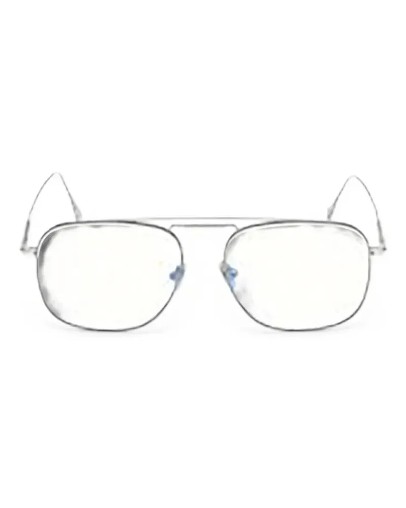 Tom Ford Brille mit geometrischem Gestell - Grau Grau