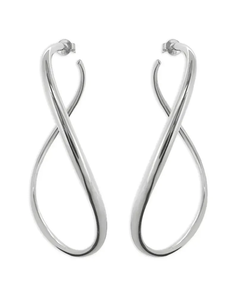 Dinny Hall Wave Creolen - Silber Silber