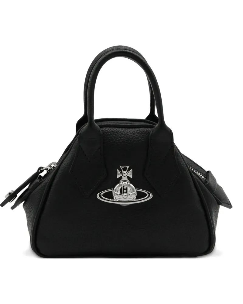 Vivienne Westwood orb-plaque top-handles bag - Schwarz Schwarz