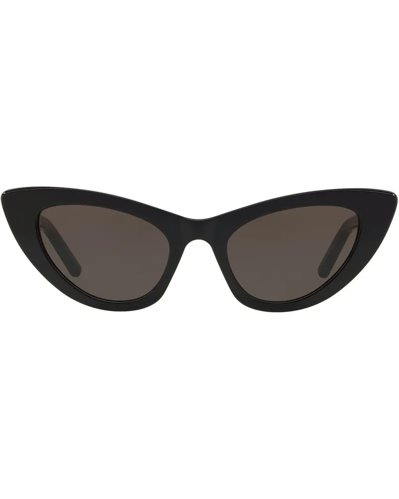 Saint Laurent Sonnenbrille mit Cat-Eye-Gestell - Schwarz Schwarz