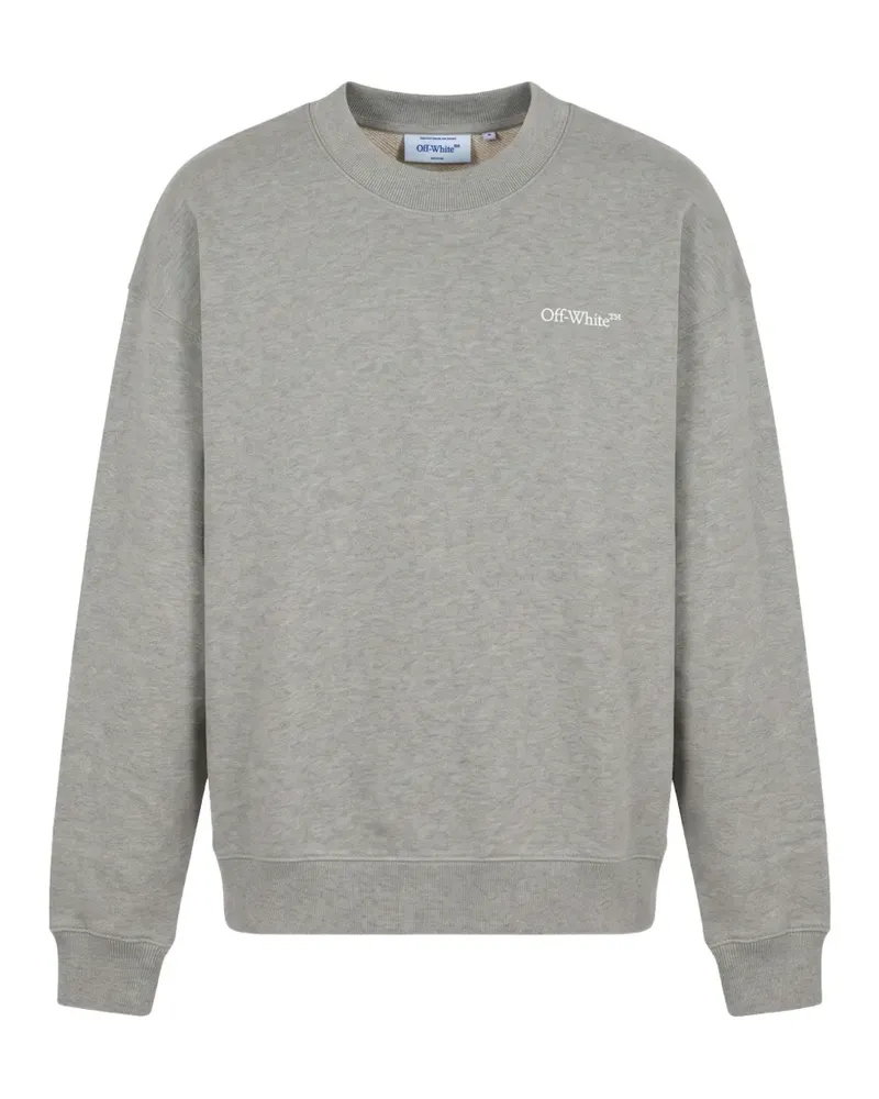 OFF-WHITE Arrows logo-embroidered sweatshirt - Grau Grau