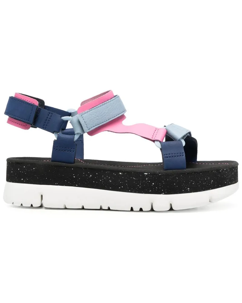 Camper Oruga Sandalen mit Plateau - Blau Blau