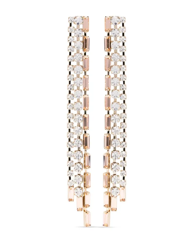Rosantica crystal-embellished drop earrings - Gold Gold