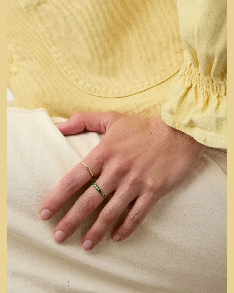 Dinny Hall Shuga tsavorite ring - Gold Gold