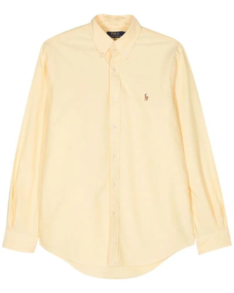 Ralph Lauren Hemd mit Polo Pony-Motiv - Gelb Gelb