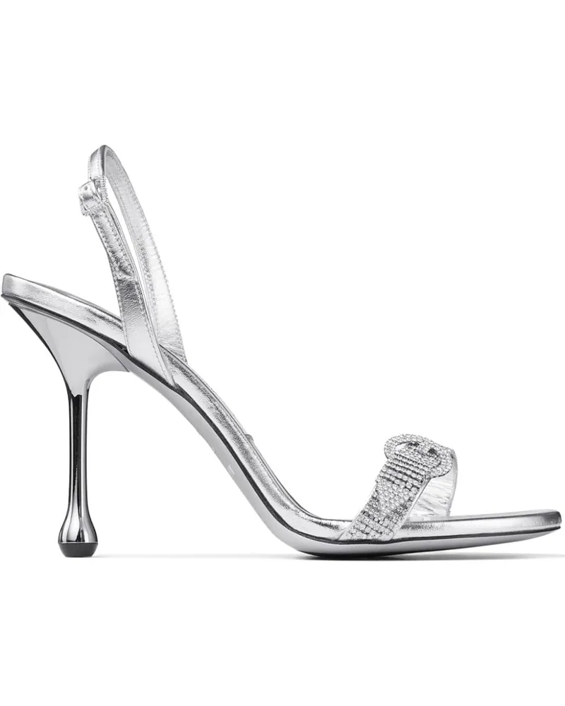 Jimmy Choo Tabatha Sandalen 95mm - Silber Silber