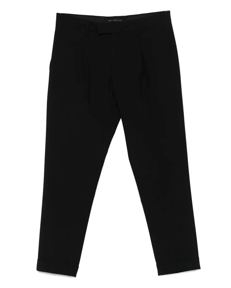 Low Brand Klassische Hose - Schwarz Schwarz