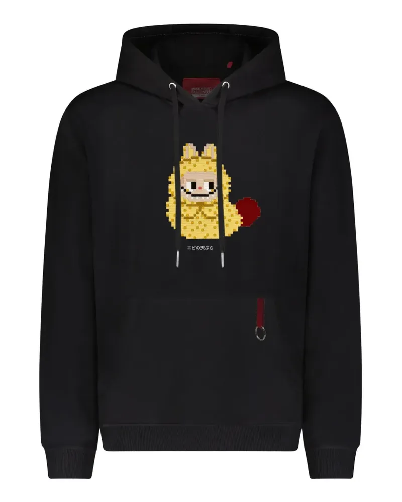 Mostly Heard Rarely Seen Hoodie mit Monster-Print - Schwarz Schwarz