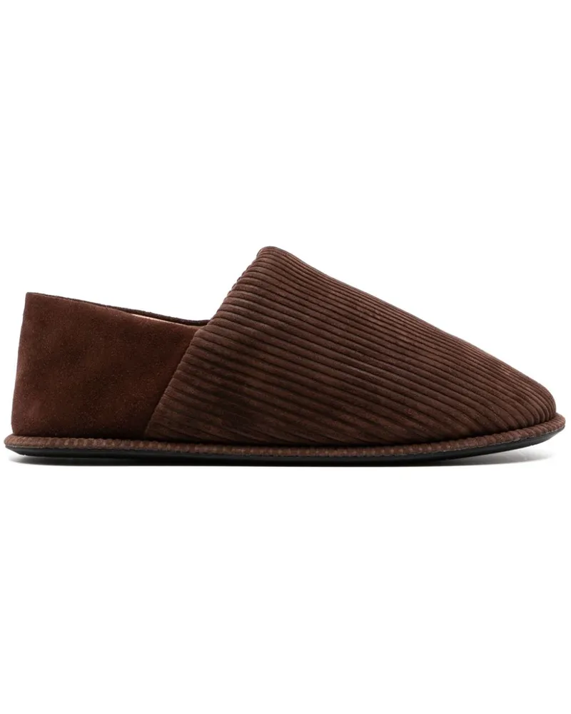 J.W.Anderson Slipper aus Cord - Braun Braun