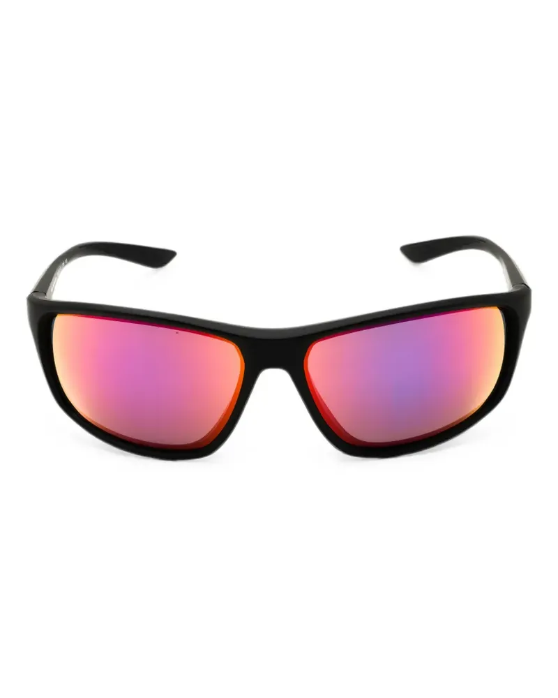 Nike Adrenaline rectangle-frame sunglasses - Schwarz Schwarz