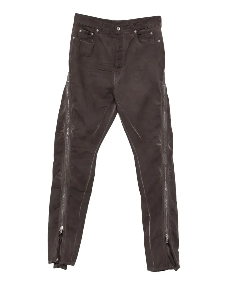 DRKSHDW by Rick Owens Gerade Jeans mit Reißverschlussdetail - Grau Grau