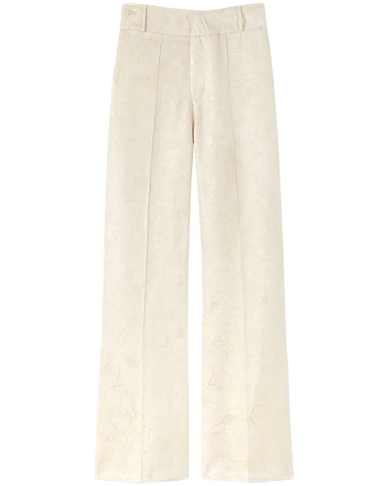 DESTREE Yoshismart Cropped-Hose aus Jacquard - Nude Nude
