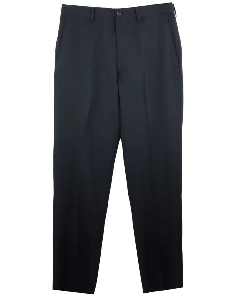 Yohji Yamamoto Hose mit Tapered-Bein - Schwarz Schwarz