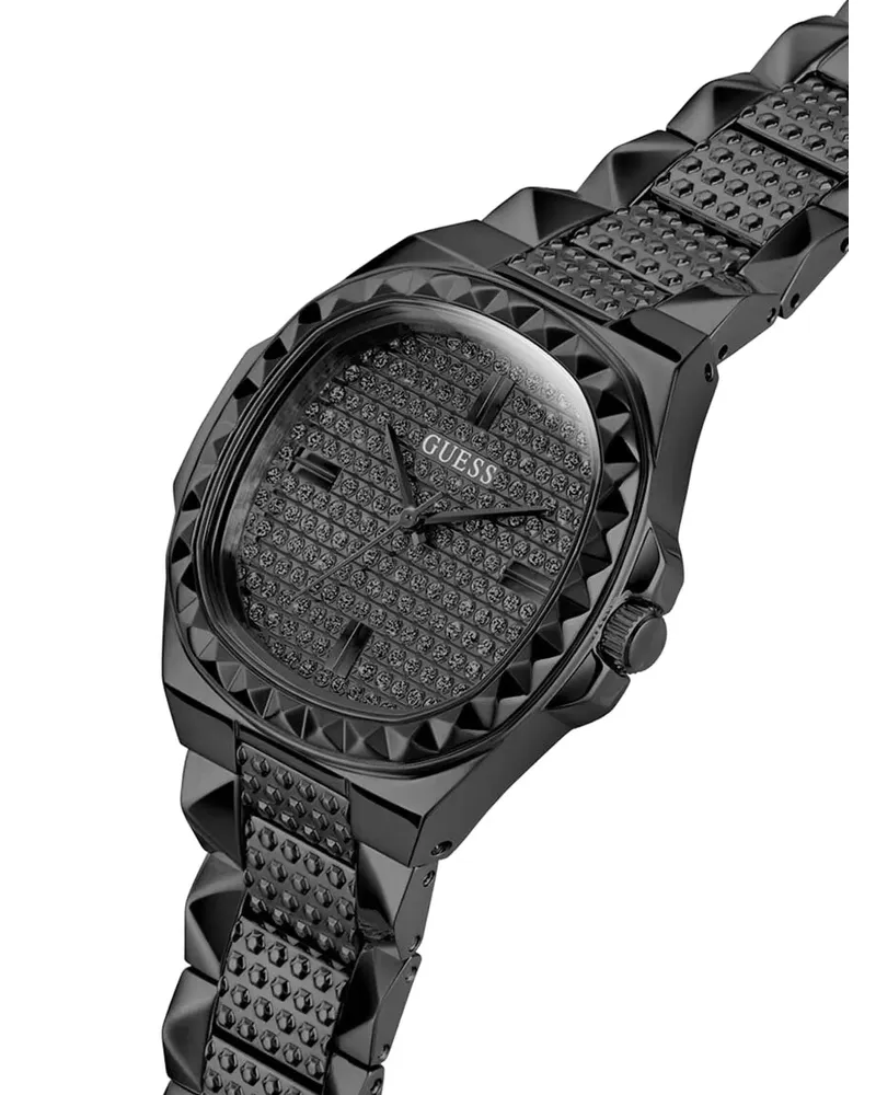 Guess Analog 36mm mit Kristallen - Grau Grau