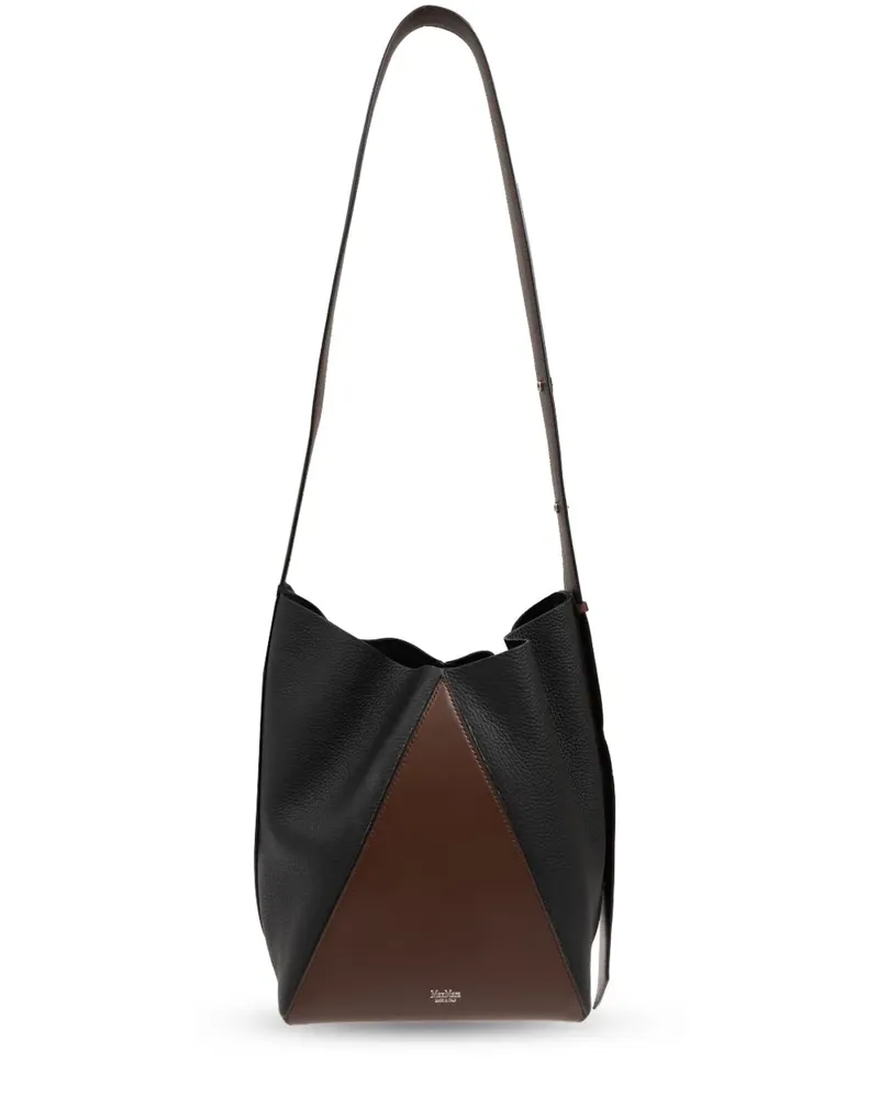 Max Mara Mittelgroße Beuteltasche - Braun Braun