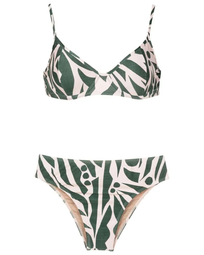 Lygia & Nanny Lilica Bikini mit Print - Grün Grün
