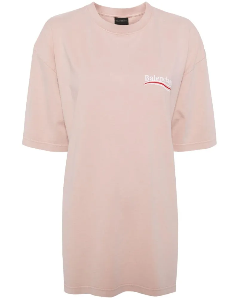 Balenciaga T-Shirt im Oversized-Look - Rosa Rosa