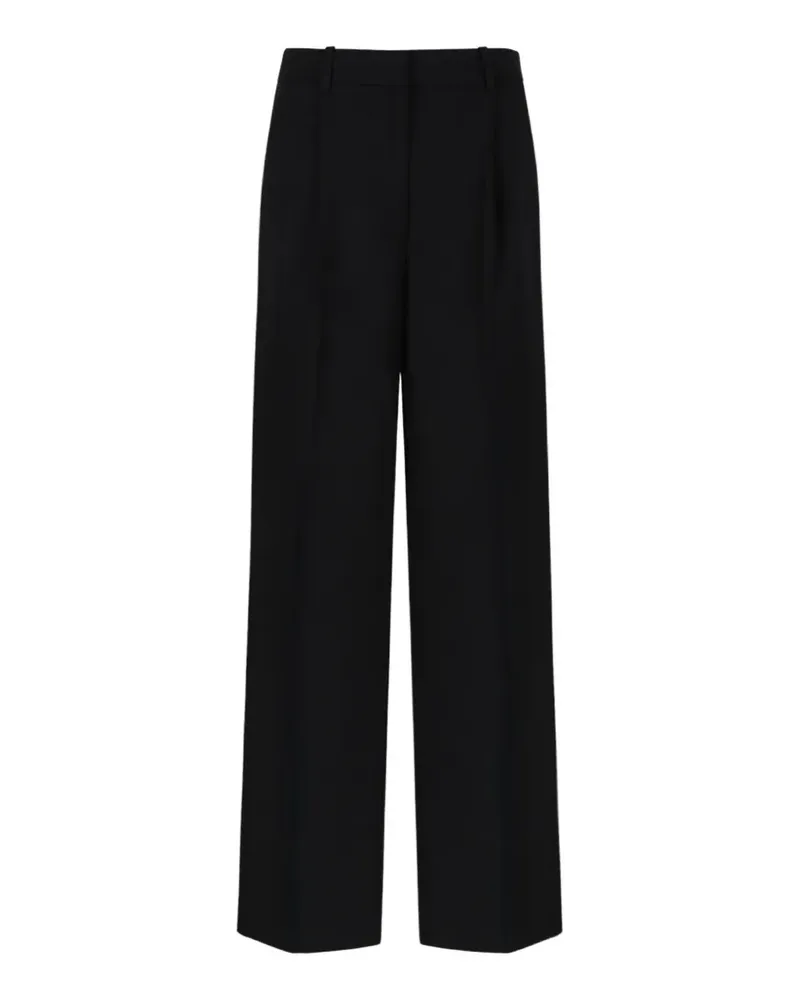 Anine Bing pleated wide-leg trousers - Schwarz Schwarz